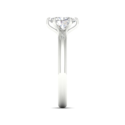 3/4 Ctw Classic Oval Solitaire Lab Grown Ring