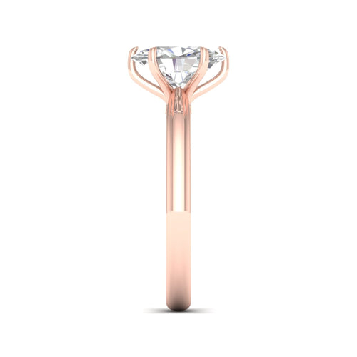 1 1/2 Ctw Classic Oval Solitaire Lab Grown Ring