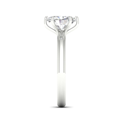 1 1/2 Ctw Classic Oval Solitaire Lab Grown Ring