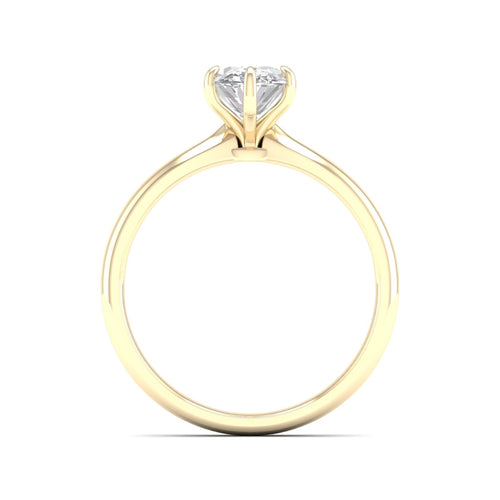 1 1/2 Ctw Classic Oval Solitaire Lab Grown Ring