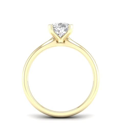 1 1/2 Ctw Classic Pear Solitaire Lab Grown Ring