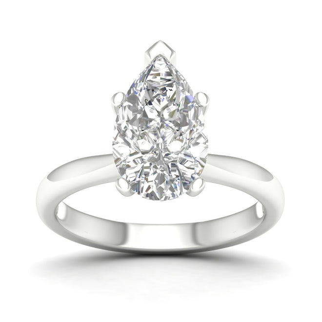 3 Ctw Classic Pear Solitaire Ring