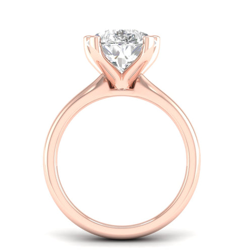 5 Ctw Classic Pear Solitaire Lab Grown Ring