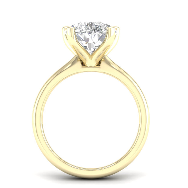 5 Ctw Classic Pear Solitaire Ring