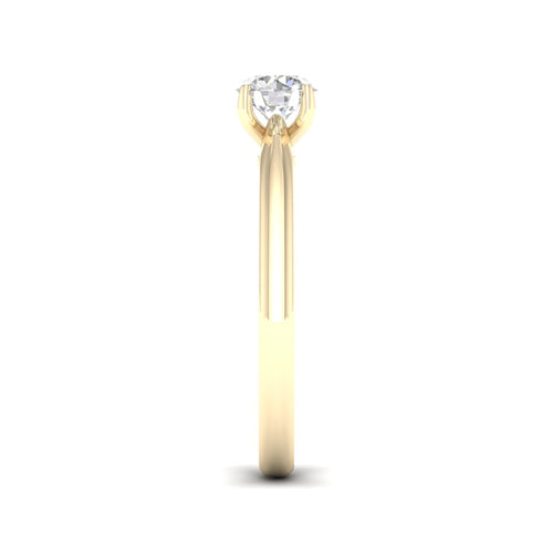 1/2 ctw Classic Round Solitaire Lab Grown Ring