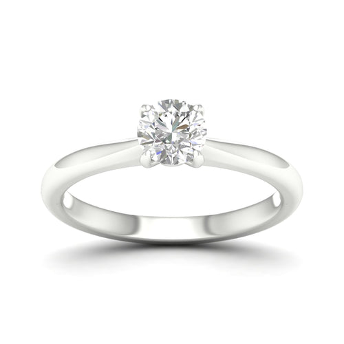 3/4 ctw Classic Round Solitaire Lab Grown Ring