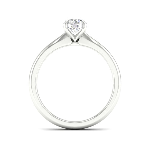 3/4 ctw Classic Round Solitaire Lab Grown Ring