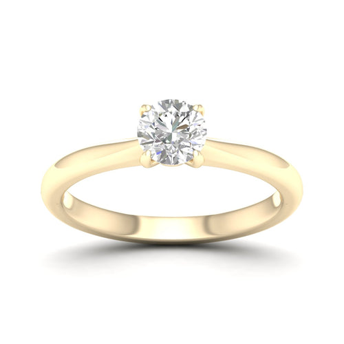 3/4 ctw Classic Round Solitaire Lab Grown Ring