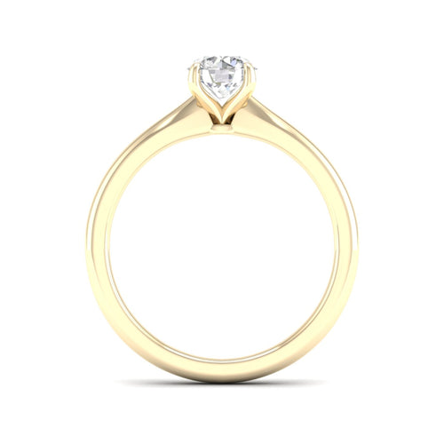 3/4 ctw Classic Round Solitaire Lab Grown Ring