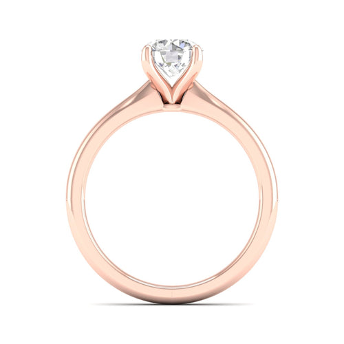 1 ctw Classic Round Solitaire Lab Grown Ring