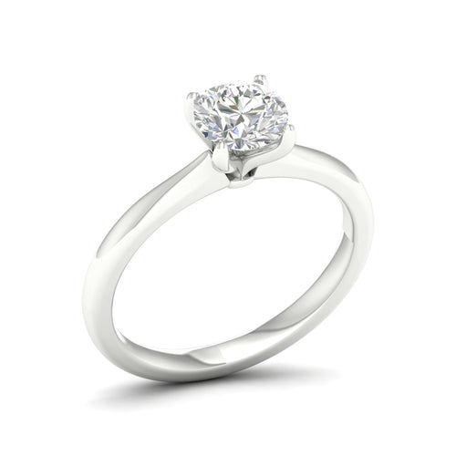 1 ctw Classic Round Solitaire Lab Grown Ring