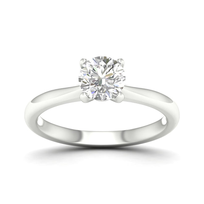 1 ctw Classic Round Solitaire Lab Grown Ring