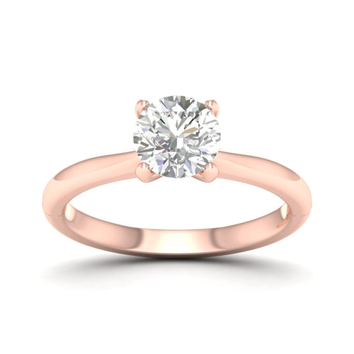 1 1/2 ctw Classic Round Solitaire Lab Grown Ring
