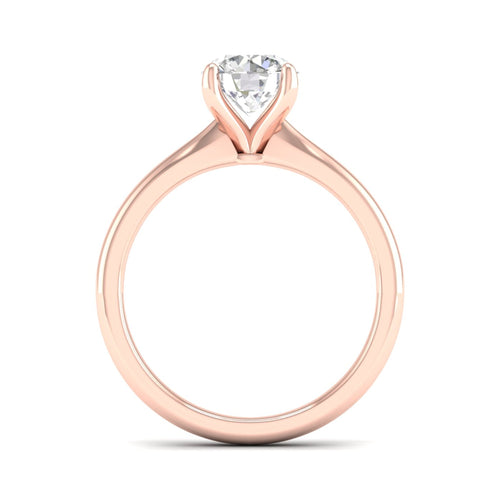 1 1/2 ctw Classic Round Solitaire Lab Grown Ring