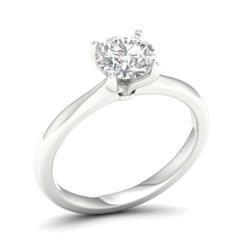 1 1/2 ctw Classic Round Solitaire Lab Grown Ring