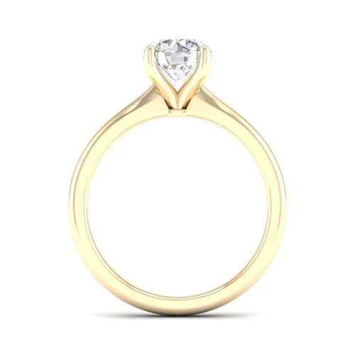 1 1/2 ctw Classic Round Solitaire Lab Grown Ring