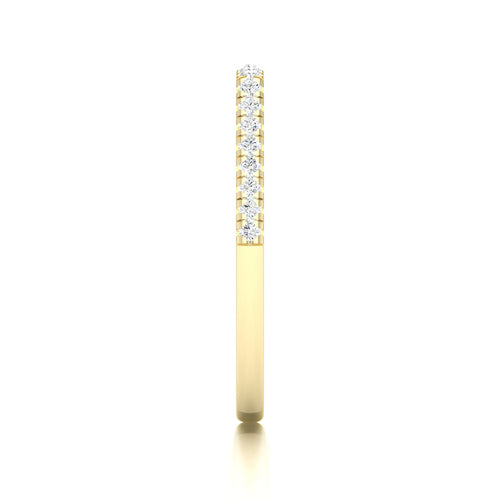 1/5 Ctw Geometric Hexagon Lab Grown Fashion Stackable Ring
