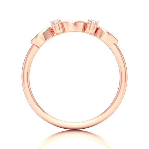 0.05 Ctw Drop Lab Grown Fashion Stackable Ring