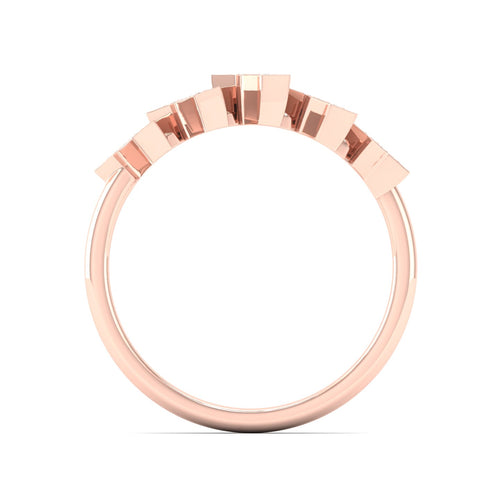 1/10 Ctw Starry Lab Grown Fashion Stackable Ring