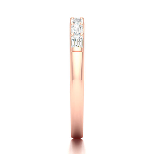 3/4 Ctw Baguette Lab Grown Fashion Stackable Ring