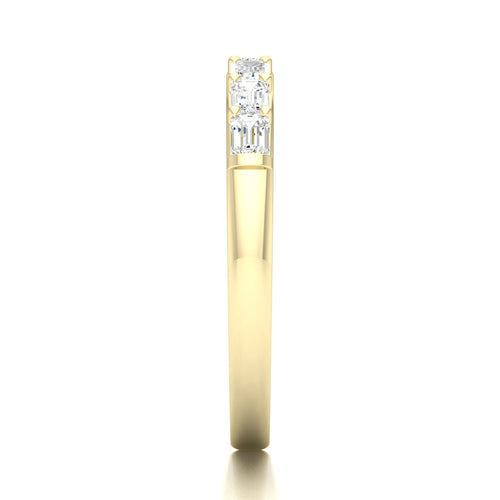 3/4 Ctw Baguette Lab Grown Fashion Stackable Ring