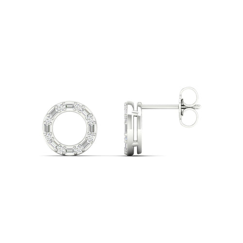 1/4 Ctw Ana de Aramas Circle Lab Grown Fashion Earring