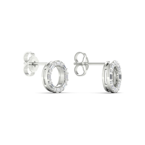 1/4 Ctw Ana de Aramas Circle Lab Grown Fashion Earring