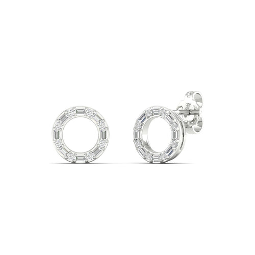 1/4 Ctw Ana de Aramas Circle Lab Grown Fashion Earring