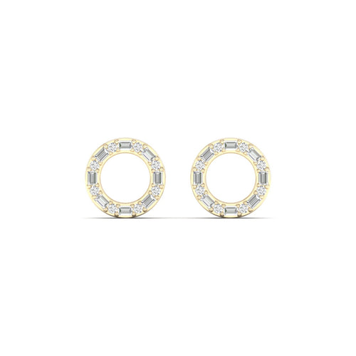 1/4 Ctw Ana de Aramas Circle Lab Grown Fashion Earring