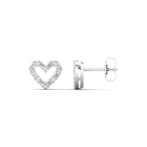 1/4 Ctw Ana de Aramas Heart Lab Grown Fashion Earring