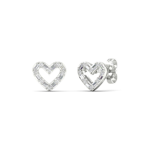 1/4 Ctw Ana de Aramas Heart Lab Grown Fashion Earring