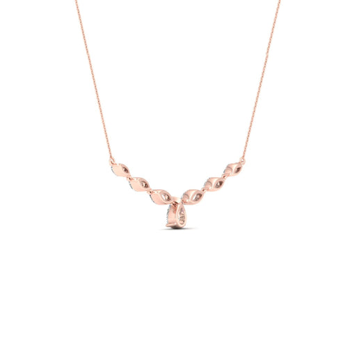 2 1/3 ctw Pear Marquise Fashion Lab Grown Necklace