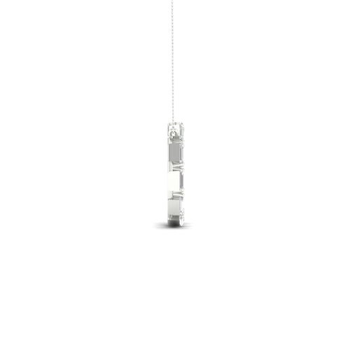 1/2 Ctw Ana de Aramas Baguette Circle Lab Grown Fashion Pendant