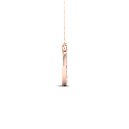 1/2 Ctw Ana de Aramas Circle Baguette Round Lab Grown Fashion Pendant