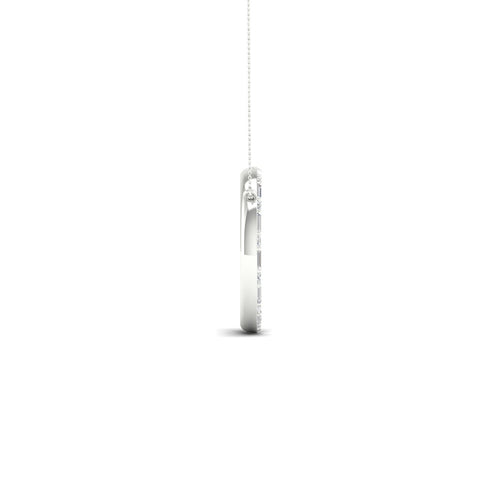 1/2 Ctw Ana de Aramas Circle Baguette Round Lab Grown Fashion Pendant