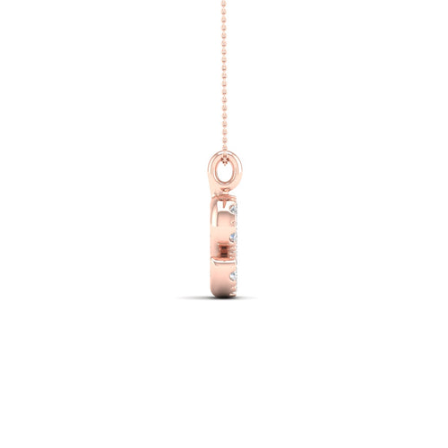 "S" Initial Lab Grown Fashion Pendant