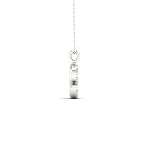 "S" Initial Lab Grown Fashion Pendant