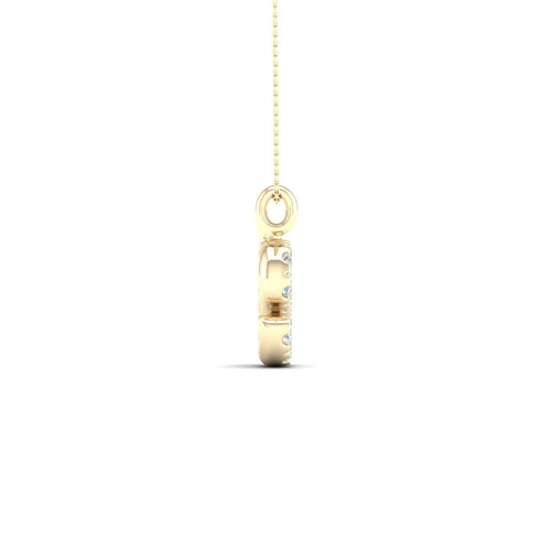 "S" Initial Lab Grown Fashion Pendant