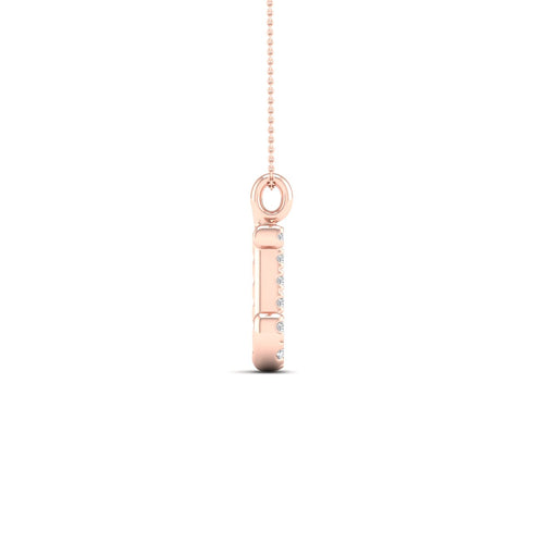 "J" Initial Lab Grown Fashion Pendant