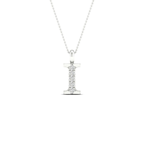 "I" Initial Lab Grown Fashion Pendant