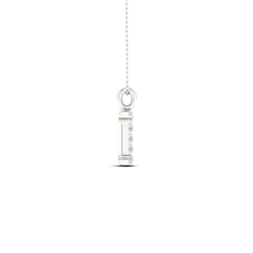 "I" Initial Lab Grown Fashion Pendant