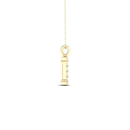 "I" Initial Lab Grown Fashion Pendant