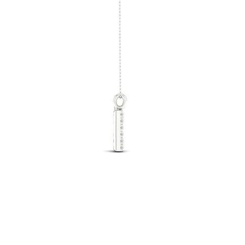 "D" Initial Lab Grown Fashion Pendant