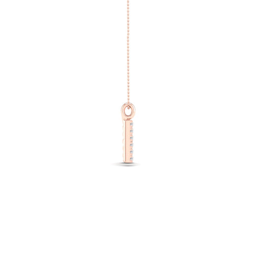 "H" Initial Lab Grown Fashion Pendant