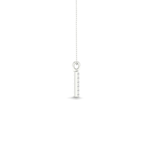"H" Initial Lab Grown Fashion Pendant