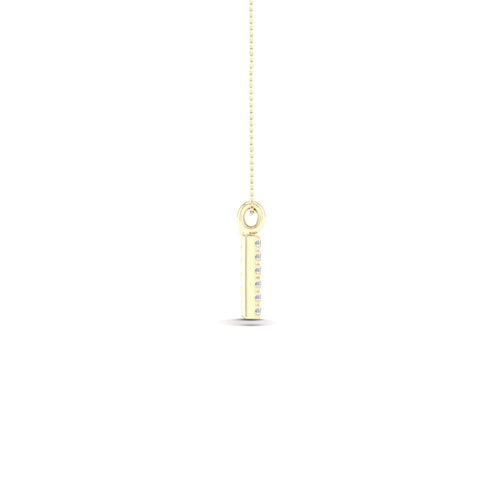 "H" Initial Lab Grown Fashion Pendant