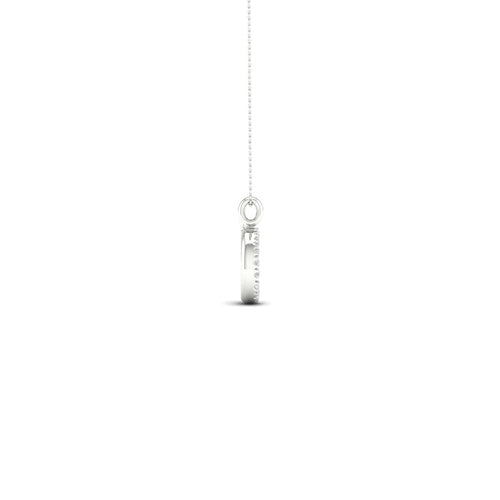 "O" Initial Lab Grown Fashion Pendant