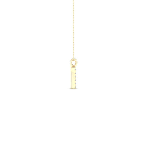 "T" Initial Lab Grown Fashion Pendant