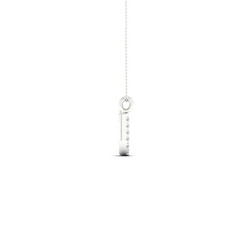 "U" Initial Lab Grown Fashion Pendant