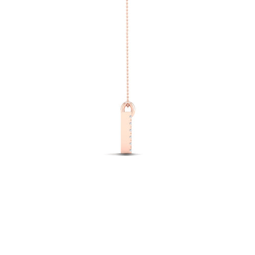 "W" Initial Lab Grown Fashion Pendant